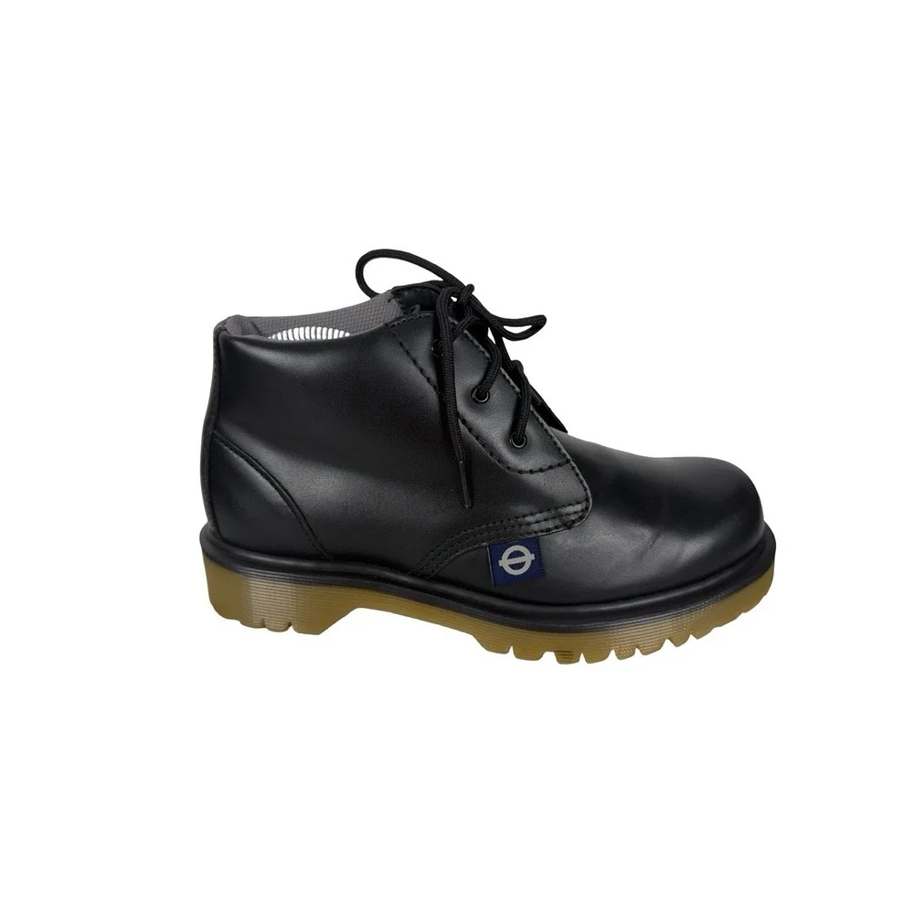 Dr. Martens x London Underground Mens US 7 Boots Black Shoes Casual Leather